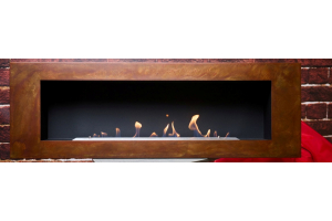  Новый биокамин ELLIOT LOFT с корпусом из стали COR-TEN